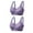Purple, variant on Jacenvly Sleep Bras for Women Solid Casual Fashion Womens Bralettes Woman'S Color Hollow Out Perspective Bra Underwear No Rims Hot Pink