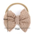 thumbnail image 3 of XEGLSBU Hair Bows for Girls 4-6 Maroon Toddler Baby Boys Girls Stretch Solid Bow Hairband Headwear Headband Baby Girl Bows and Headbands Organizer Beige One Size, 3 of 3