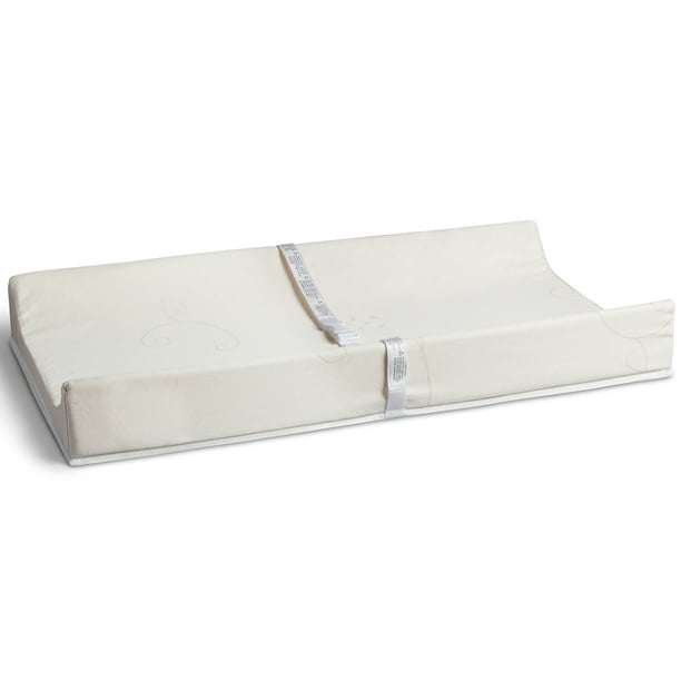 Beautyrest KIDS Natural Care Contoured Changing Pad, White