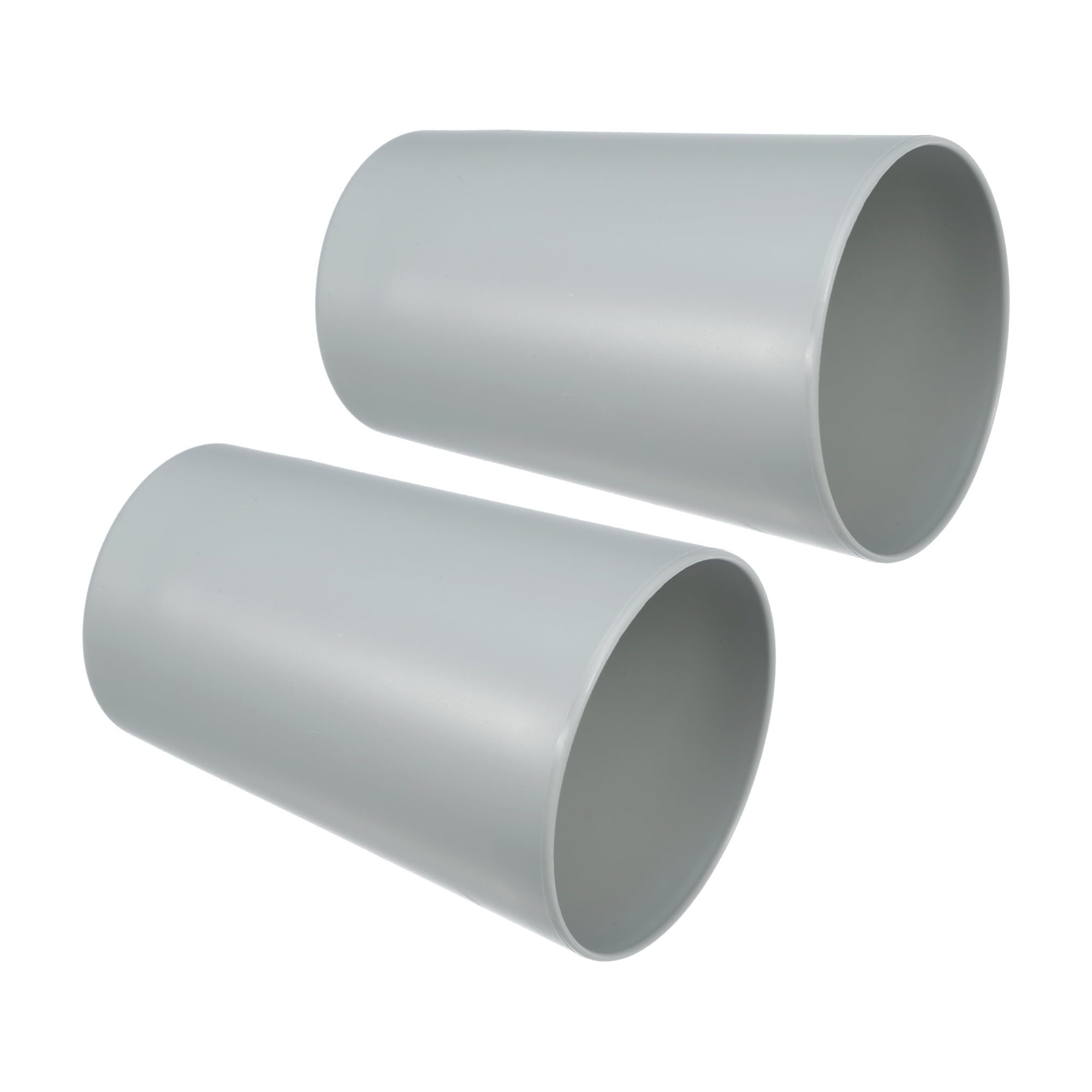 Unique Bargains 2Pcs Bathroom Toothbrush Tumblers Cup for Kitchen Color Gray 4.52"x3.03"