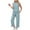 Blue, variant on felwors Two Piece Sets for Women Casual Travel Vacation Outfits Summer Wide Leg Crop Pants Lounge Sets Pink, S