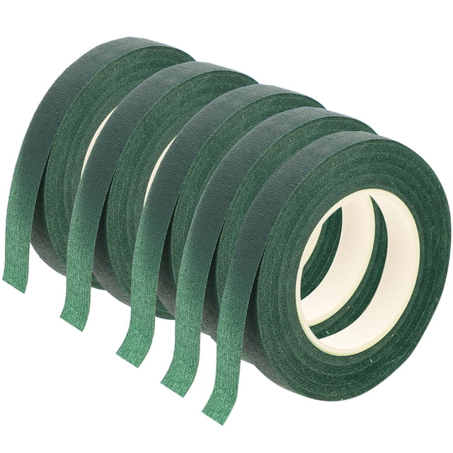 GOOHOCHY 5 rollos de cinta de flores envolturas de floristería suministros de flores de bricolaje cintas de envoltura de vástago de ramo