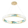 thumbnail image 2 of Boeseman's Colorful Chandelier // 1 Tier, Round, 2 of 4