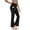 A-Black, variant on Hanerdun Womens Bootcut Yoga Pants with Pockets Flare Workout Legging High Waist Lightweight Bottoms Activewear Black L