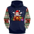 thumbnail image 5 of Cavosen Christmas Comfortable Hoodie for Man Big and Tall Long Sleeve Loose Hoodie Santa Graphic Stretch Drawstring Sweatshirt Outdoor Tops, 5 of 5
