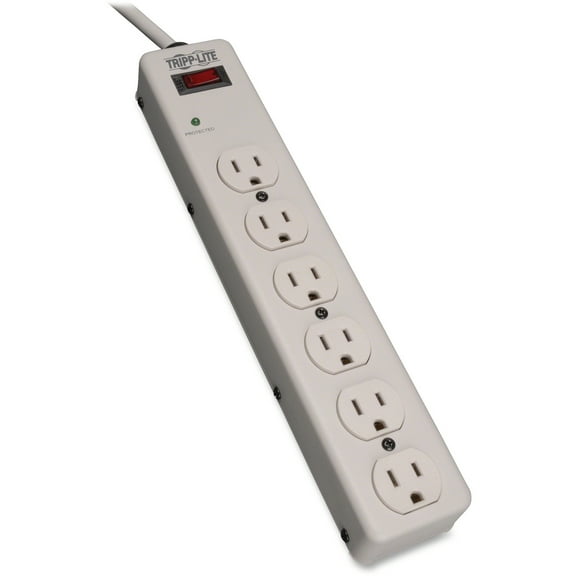 Tripp Lite 6-Outlet Surge Suppressor With Diagnostic LED