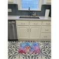 thumbnail image 3 of Bear and Bubbles Watercolor Machine Washable Memory Foam Mat, 3 of 4