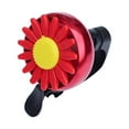 thumbnail image 1 of Bike Small Bell Iron Plastic Flower Bicycle Bell Alarm Plastic Bike Smart Decorative Cycling Ring Alarm, Red, 1 of 8