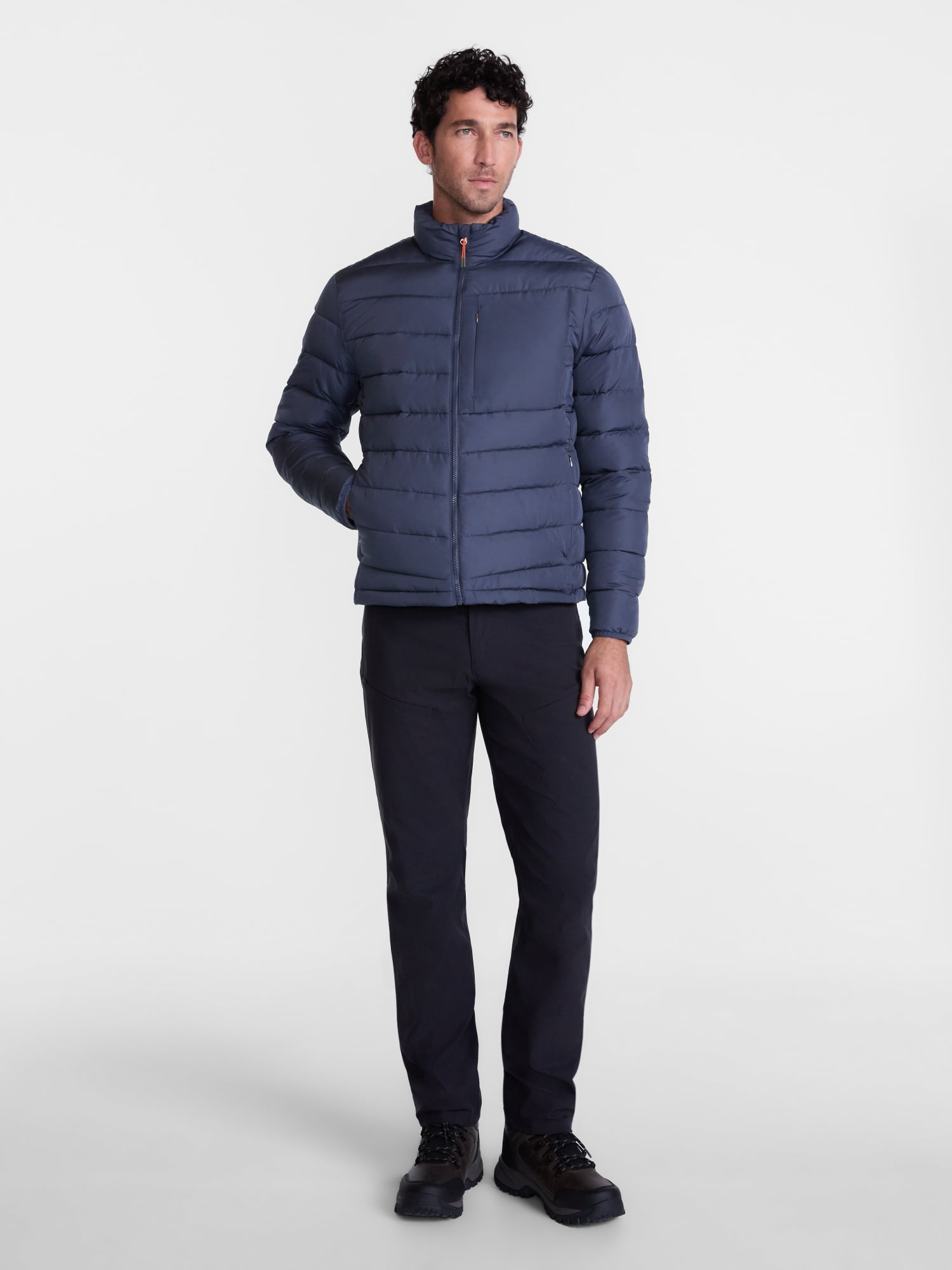 Ozark Trail Men's and Big Men's Puffer Jacket, Sizes S-4XB