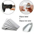 thumbnail image 3 of Aluminum Plant Labels Double Sided Metal Labels Tree ID Tag Waterproof iron wire, 3 of 10
