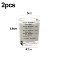 thumbnail image 2 of Vaso de 2 onzas de vidrio con escala - cuadrado 60ml negro Adepaton CPB-DE-LYY1237-1, 2 of 5