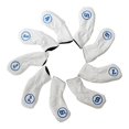 thumbnail image 4 of 9 Uds Cubiertas de Hierro para Golf, Cubierta para La Cabeza de Palos de Golf, Cubierta Protectora Impermeable para Práctica de Club, Mujeres, Hombres blanco, 4 of 8