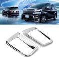 thumbnail image 4 of Rear Fog Lamp Cover Rear Fog Light Trim Rear Fog Light Sticker Back Fog Light Decal Back Fog Lamp Decor 2PCS Rear Fog Lamp Cover Exterior Decoration Replacement For Alphard, 4 of 8
