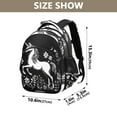 thumbnail image 3 of ALAZA Unicorn Flowers-i1 School Backpack Elementary Bag Bookbag Travel Rucksack, 3 of 6
