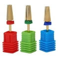 thumbnail image 4 of Brocas profesionales para uñas de carburo de tungsteno dorado: removedor de cutículas, manicura y pedicura, 4 of 10