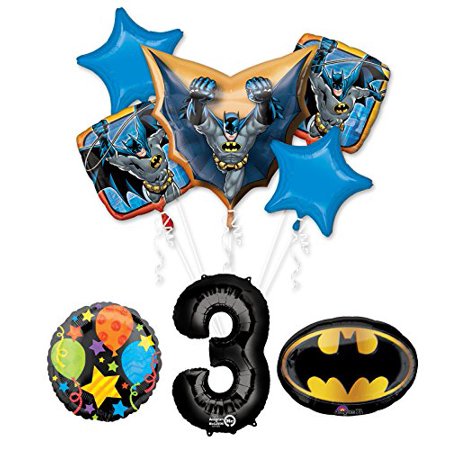 The Ultimate Batman 3rd Birthday Party Supplies and Balloon Decorations