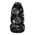 thumbnail image 3 of Uourmeti Sugar Skulls Mexican Car Chair Cover 1 Pieces Set, Car Seat Cover Polyester Anti-Slip Soft for Suv Auto Multi Protection, 3 of 6