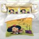 thumbnail image 5 of Mafalda Conjunto de sábanas temático, trío de piezas, cómodo y amigable con la piel, diseño único, regalo de decoración para el hogar para familiares, amigos y fans,140cm *210cm, 5 of 6
