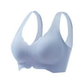 thumbnail image 2 of XuJwPNcy Womens Wireless T Shirt Bra Wave Side No Underwire Seamless No Show Full Coverage Bras for Women, 2 of 6
