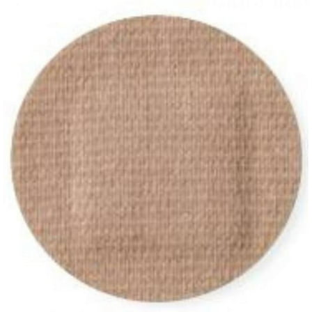 Curity Adhesive Spot Bandage - 7/8 Inch, Round, Tan, Fabric, Sterile, 50 Count