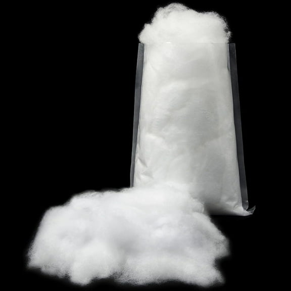 White Artificial Snow Flakes | 70g Bag of Soft Fiber Snow Decor for Christmas Tree Winter Village Mantle Fireplace Party Ornaments & DIY Crafts