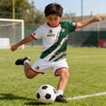 thumbnail image 2 of Boys Athletic Sports Wear Two Piece Team Outfit Top And Shorts For Youth Training Play, 2 of 4