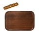 thumbnail image 1 of Bandeja de bambú orgánico para servir, bordes rectangulares, para sala de estar y restaurantes, 36,5 x 24,5 x 2 cm., 1 of 6