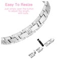 thumbnail image 4 of Wrist Band Compatible with Apple Watch Series 1 2 3 Women Stainless Metal Bracelet Band for iWatch 38mm, 4 of 8