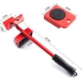 thumbnail image 4 of Furniture Lift Tool Set,Heavy Duty Furniture Lifter With 4 Sliders with 360°Swivel,Mover Dolly Sliders Tool,Moving & Lifting for Home, Office,Sofas, Beds, Refrigerators & More Heavy Furniture, 4 of 8