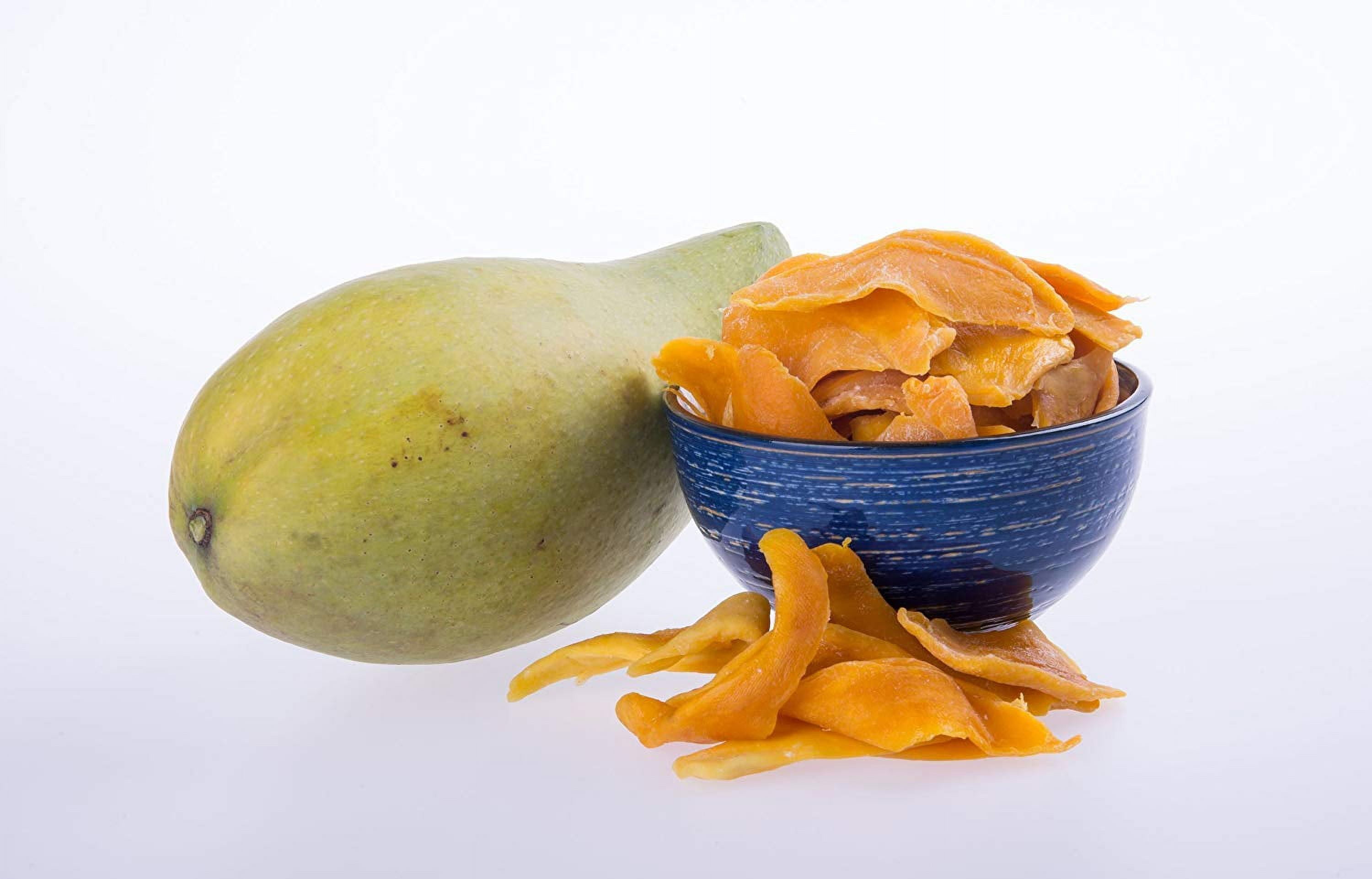 Organic Dried Mango Cheeks, 1 Pound - Non-GMO, Kosher, Raw, Vegan - by Food to Live