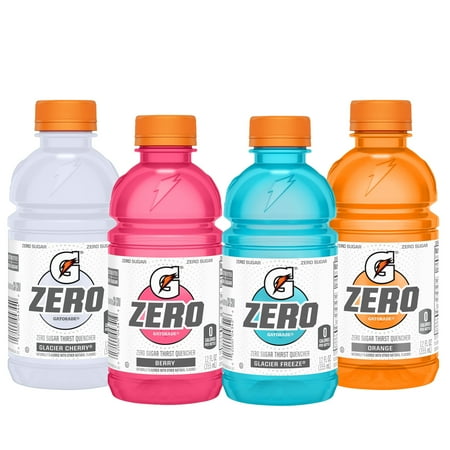 Gatorade Zero Thirst Quencher Sport Drink, Variety Pack, 12 fl oz, 24 Bottles