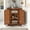67AAD#Brown, variant on DUOSONG Brown Triangle Bathroom Storage Cabinet With Adjustable Shelves, Freestanding Floor Cabinet For Home Kitchen Brown MDF Bath & Faucets Bathroom Storage