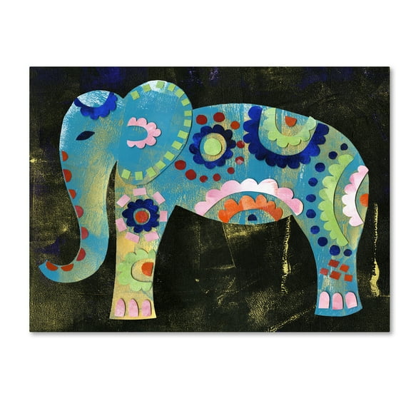Trademark Fine Art 'Boho Elephant 3' Canvas Art by Summer Tali Hilty
