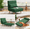 Green, variant on Noelse 3 in 1 Sleeper Chair Bed, Convertible Sofa Bed Futon Sofa Sleeper with Adjustable Backrest for Apartment,Bedroom,Office, Dark Grey
