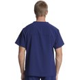 thumbnail image 4 of Dickies EDS Essentials Scrubs Top for Men V-Neck Plus Size DK635, 3XL, Navy, 4 of 8