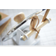 thumbnail image 2 of Espátula de almacenamiento de cocina para encimera, cuchillo, tabla de cortar, cuchara, organizador multifuncional para ollas de cocina (blanco) JAMW Sencillez, 2 of 5