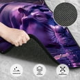 thumbnail image 3 of Honeii Purple Hippo In Water Print Car Foot Mat Four-Piece Set - Front & Rear Universal Car Floor Mats for SUVs, Trucks, Sedans, 3 of 7