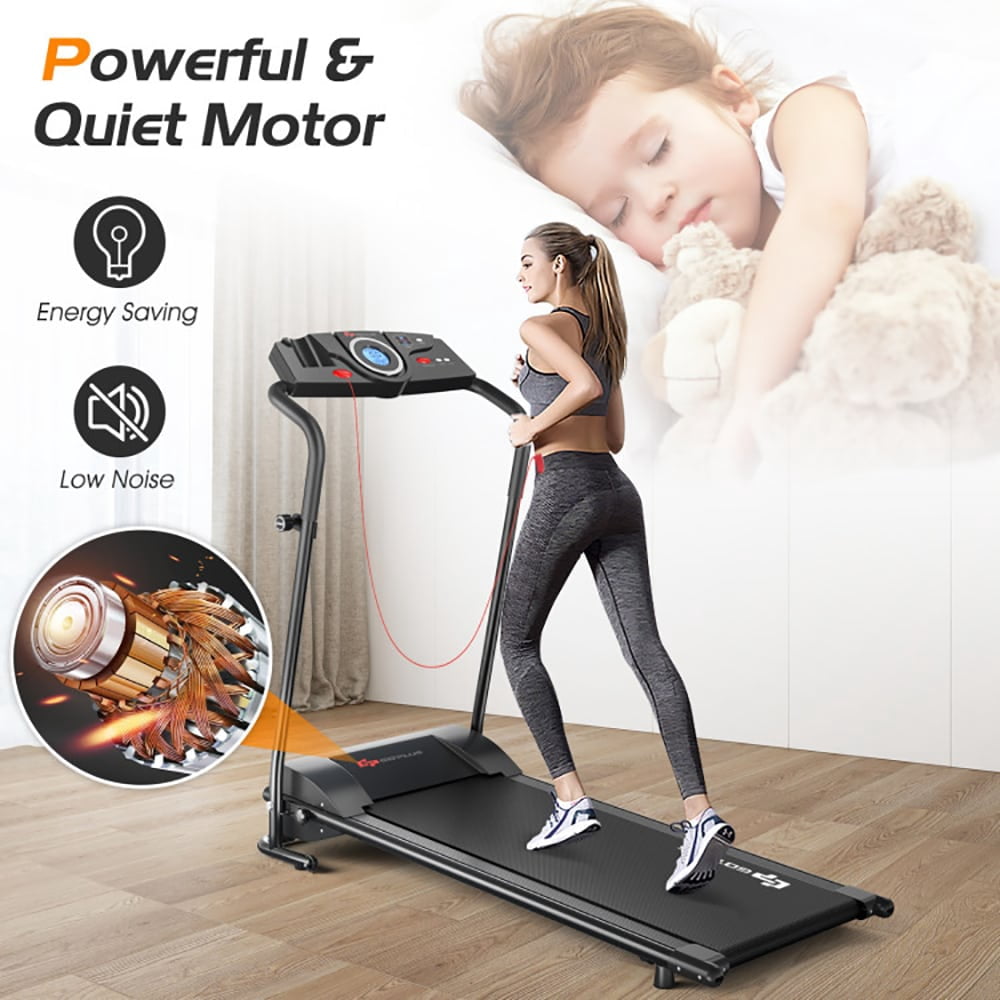 YYAo Home Treadmill,Workout Treadmill,1.0 HP Electric Mobile Power Foldable Treadmill with Operation Display for Home