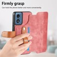 thumbnail image 2 of for Moto G Play 4G 2024 Wallet Case with Card Slots & Cash Slot【RFID Blocking】, With Wrist Kickstand,Flip Folio Book PU Leather  Shockproof Anti-fall Rugged Phone case Cover For Women Men,Pink, 2 of 16