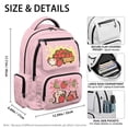thumbnail image 7 of Aplkyhs Sports Backpack for Kids Teens Age 6-18 School Bookbag Durable Lightweight Water Repellent Backpack for School Sports Cute Axolotl Strawberry, 7 of 7
