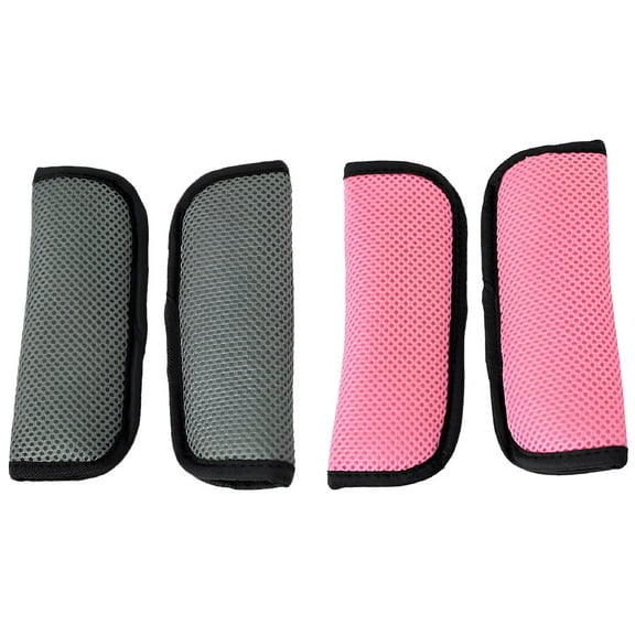 MELIVO 4pcs Stroller Shoulder Pad Car Safety Belt Protective Shoulder Sleeve Seatbelt Cushion for Kids Baby Infant Child