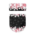 thumbnail image 2 of HELLHERO Universal Polyester Toilet Cover Set, Stretchy Fabric Reusable Toilet Cover for Modern Bathrooms Cherry Blossom, 2 of 7