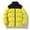 c01Yellow, variant on Arnsht Women's Plus Size Puffer Jacket Winter Warm Colorblock Zippered Stand-Up Collar Double Pocket Long Sleeve Lightweight Jackets Coats Purple M