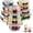 Black, variant on 34pcs Glass Food Storage Containers with Lids Set, Airtight Meal Prep Containers (17 Containers & 17 Lids), Grey