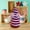 C, variant on Independence Day Cones Ornament, Red White Blue Star and Stripe Patriotic Tabletop Decor for Home Shelf, Mantel and Party Scene