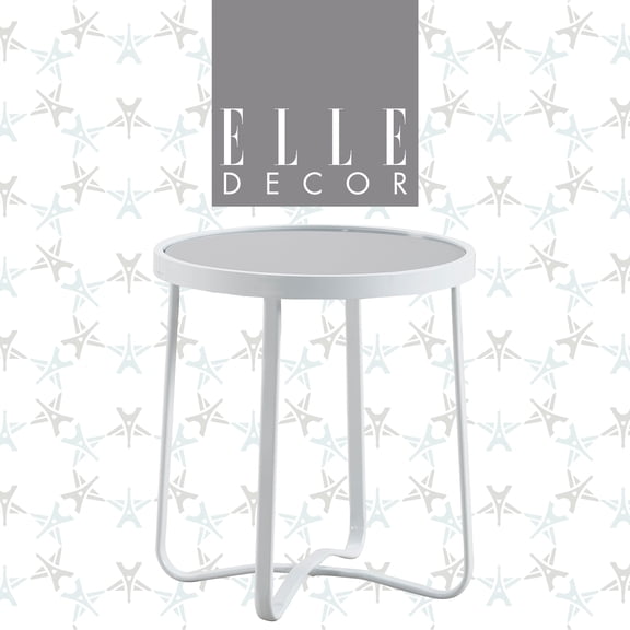 Millwork Holdings,. Co Inc Elle Decor Mirabelle Outdoor Side Table, White