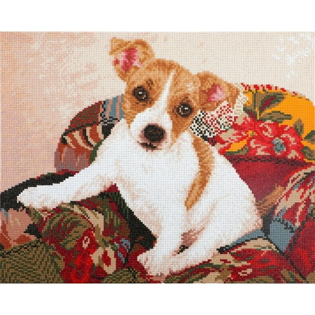 UPC: 4895225921515 | DIAMOND DOTZ® Patchwork Pup Diamond Painting Kit