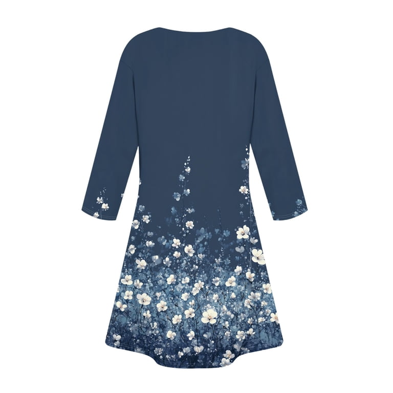 3 4 sleeve floral midi dress It's In The Air Olive Green Floral 3/4 Sleeve Midi Dress Shop the Mint