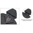 thumbnail image 5 of Little Donkey Andy Women's Lightweight Windbreaker Jacket with Hood Breathable Windproof Spring Fall Summer Jacket Hiking Running Golf UPF50+ Grey 2XL, 5 of 6