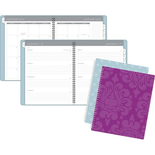 Mead Fashion WeeklyMonthly Large Poly Planner Weekly Monthly